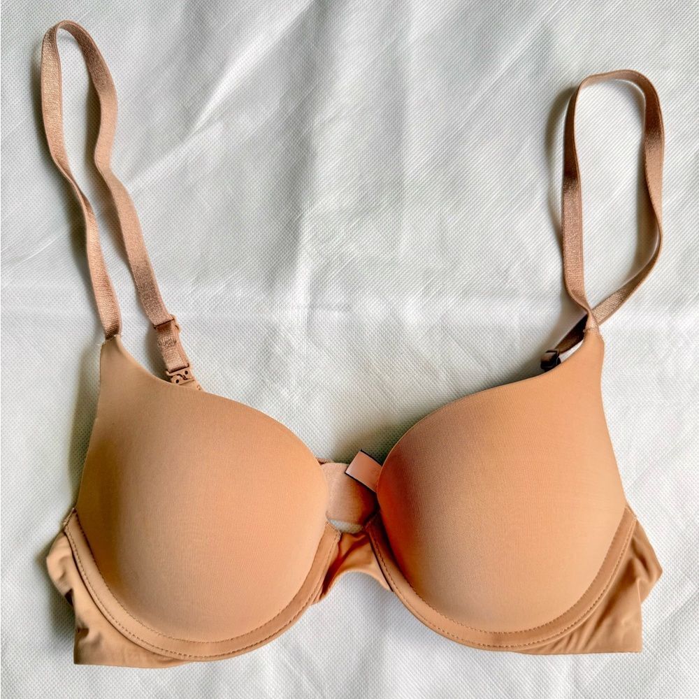 NWOT Victoria’s Secret T-Shirt Push-Up Bra, Size 32A, Praline (Medium Nude)